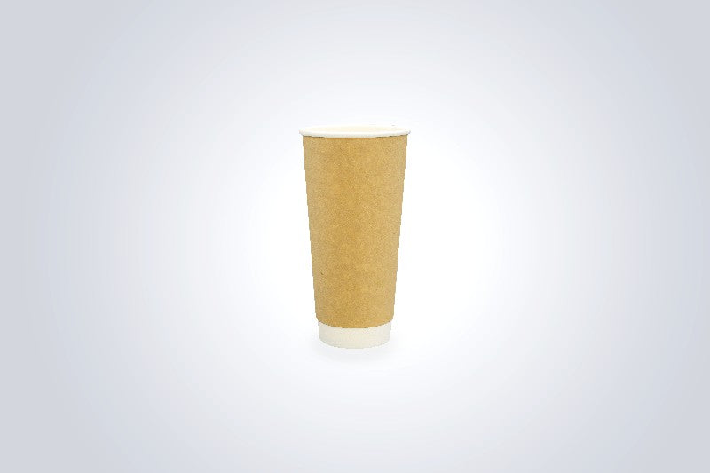 16 oz Kraft Paper Double Wall Cup