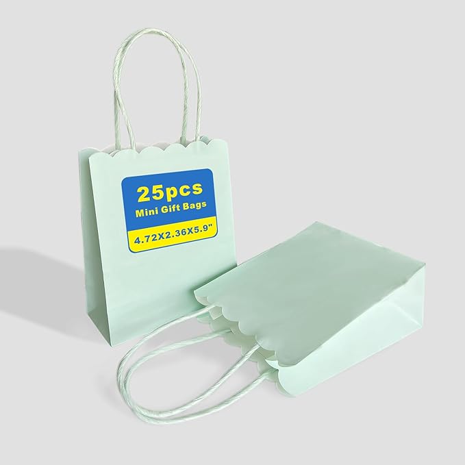 Scallop Top Paper Bags