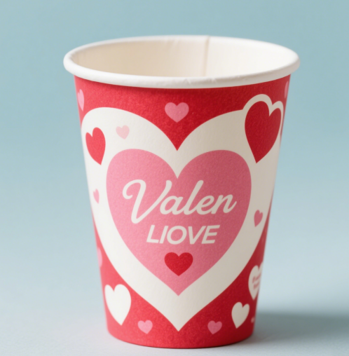 Valentine's Day special paper cups