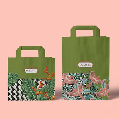 Paper Bags With Flat Handle