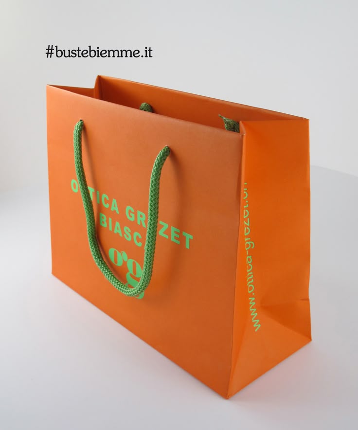 kraft paper bag with rope handle